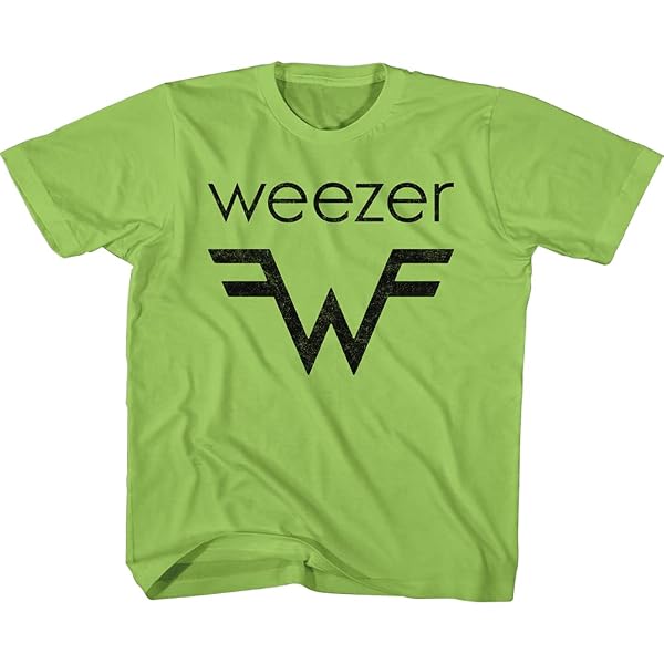 Amazon.com: Weezer Rock Band Weezer & W Logo Key Lime Toddler